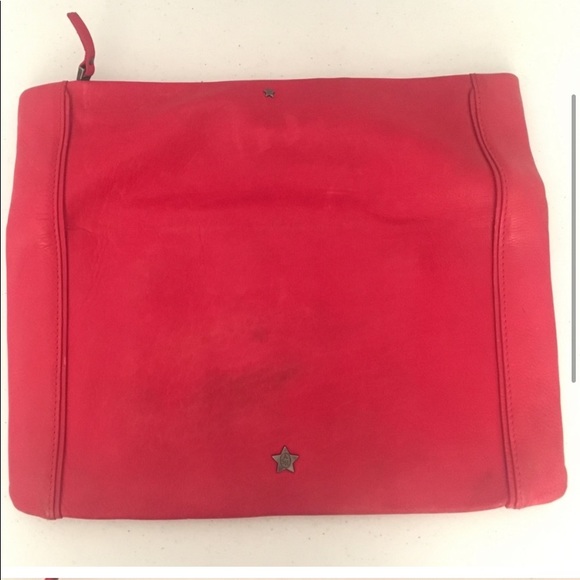 ASH Pre-owned Domino Chain Fold-over Leather Bag Clutch Bag - Picture 3 of 7